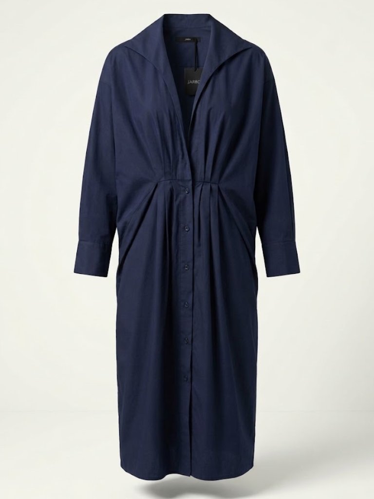 Jarbo Dark Blue Tie-Back Dress Style Jps951819 Size Jarbo 1 Us 4-6 Nwt — image 4 of 8